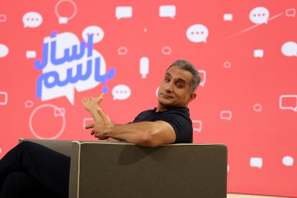 Egyptian satirist Bassem Youssef, banished voice of Arab Spring